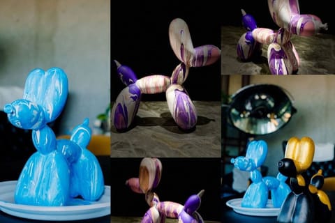 Роспись собачки Ballon Dog