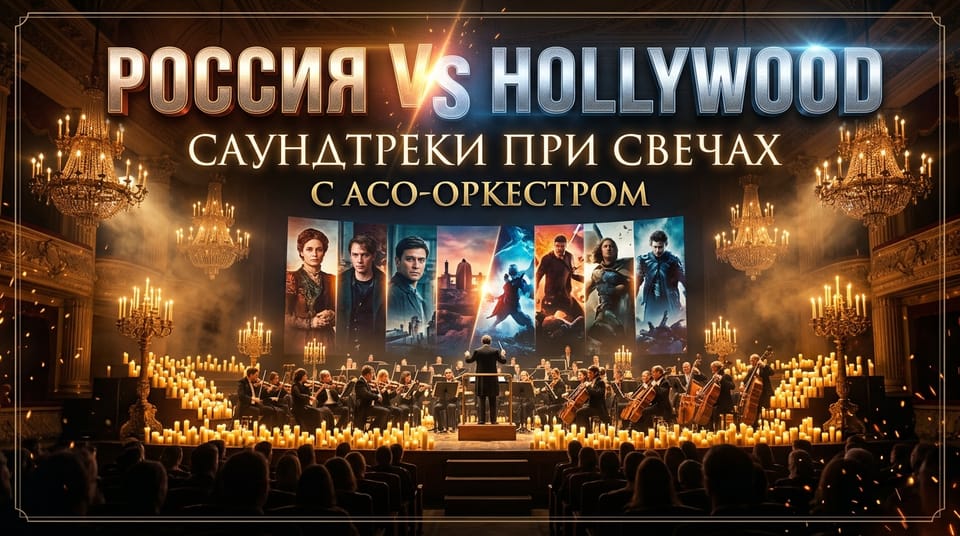 Россия VS Hollywood: саундтреки при свечах с АСО-оркестром