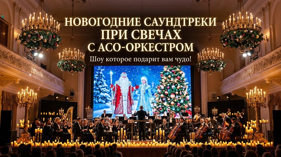 Новогодние саундтреки при свечах с АСО-оркестром